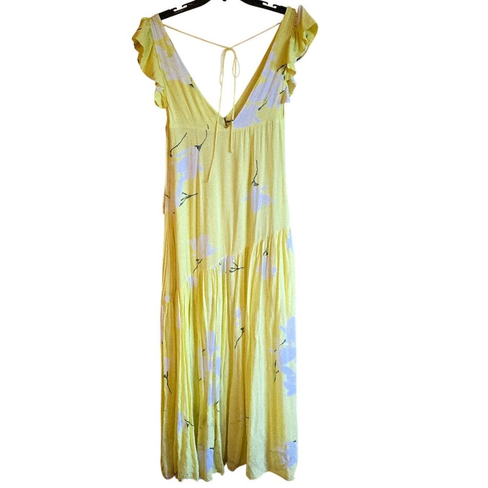 Free People She's a waterfall flutter maxi dress size 4 - Picture 3 of 9